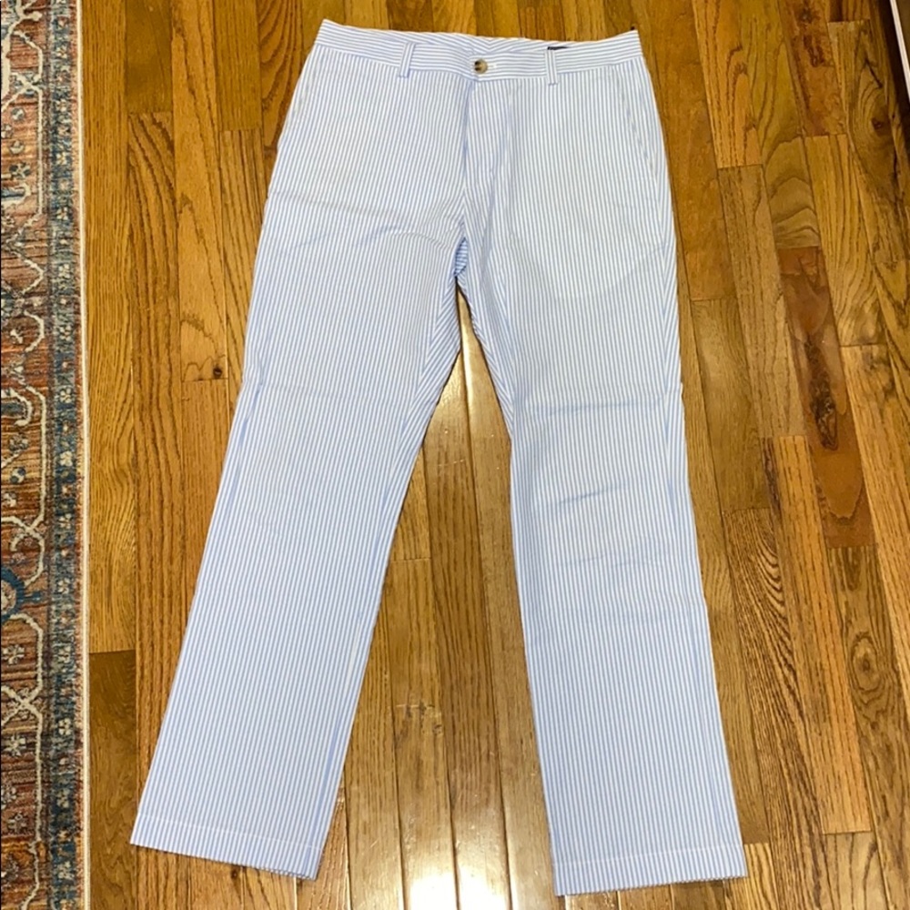 Slim Fit Vineyard Vines Seersucker Pants